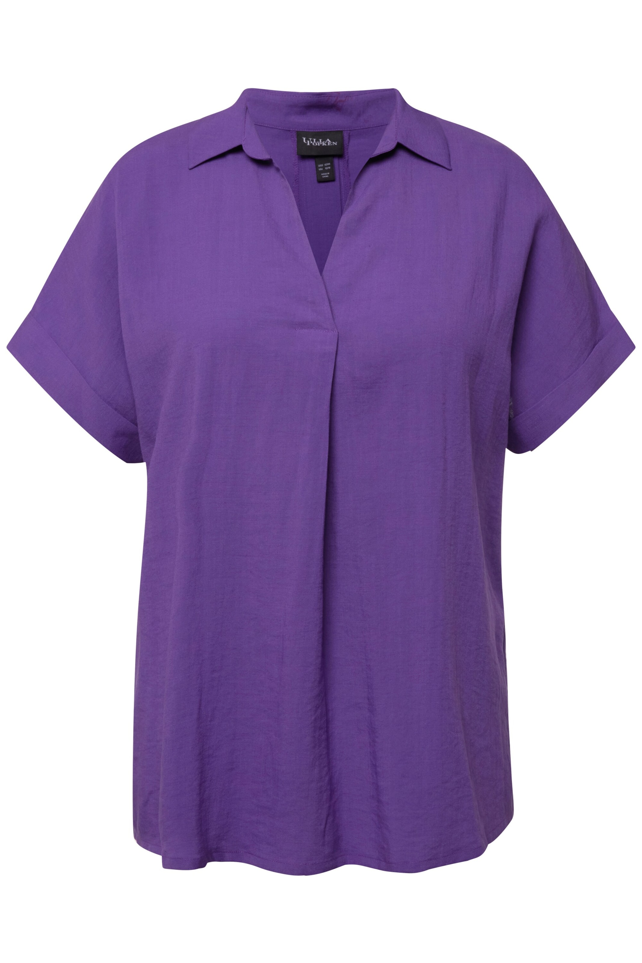 Ulla Popken Blouse in Purple: front