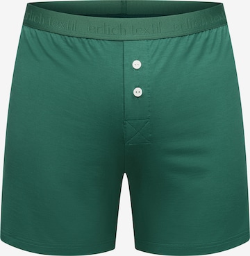 Erlich Textil Boxershorts 'Light Touch' in Groen: voorkant