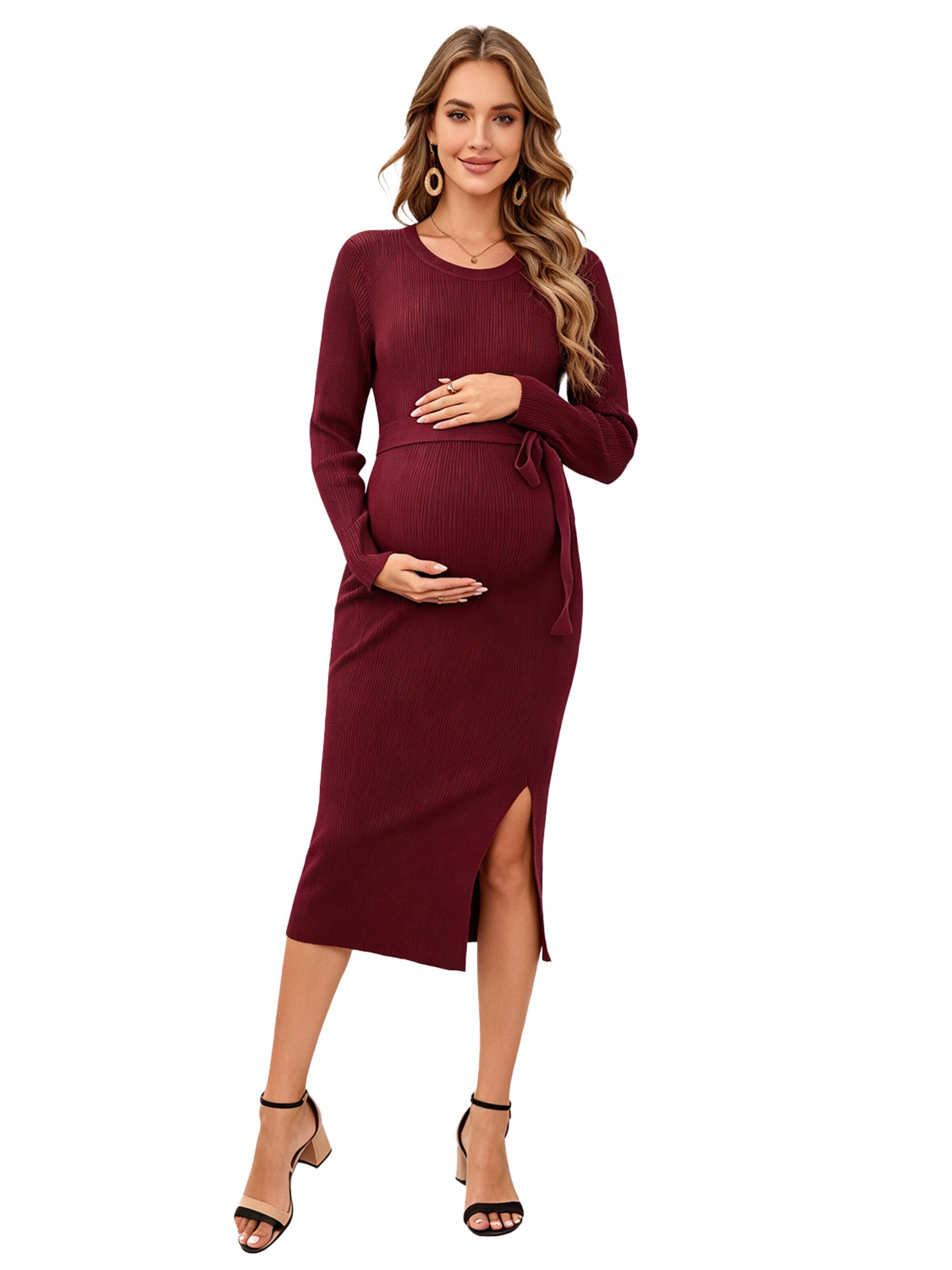 KoJooin Strickkleid‌‌‌‌‌‌ in Lila: Vorderseite