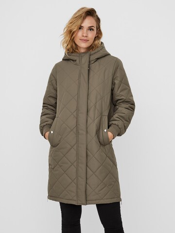 VERO MODA Between-seasons coat 'Louise' in Grey: front