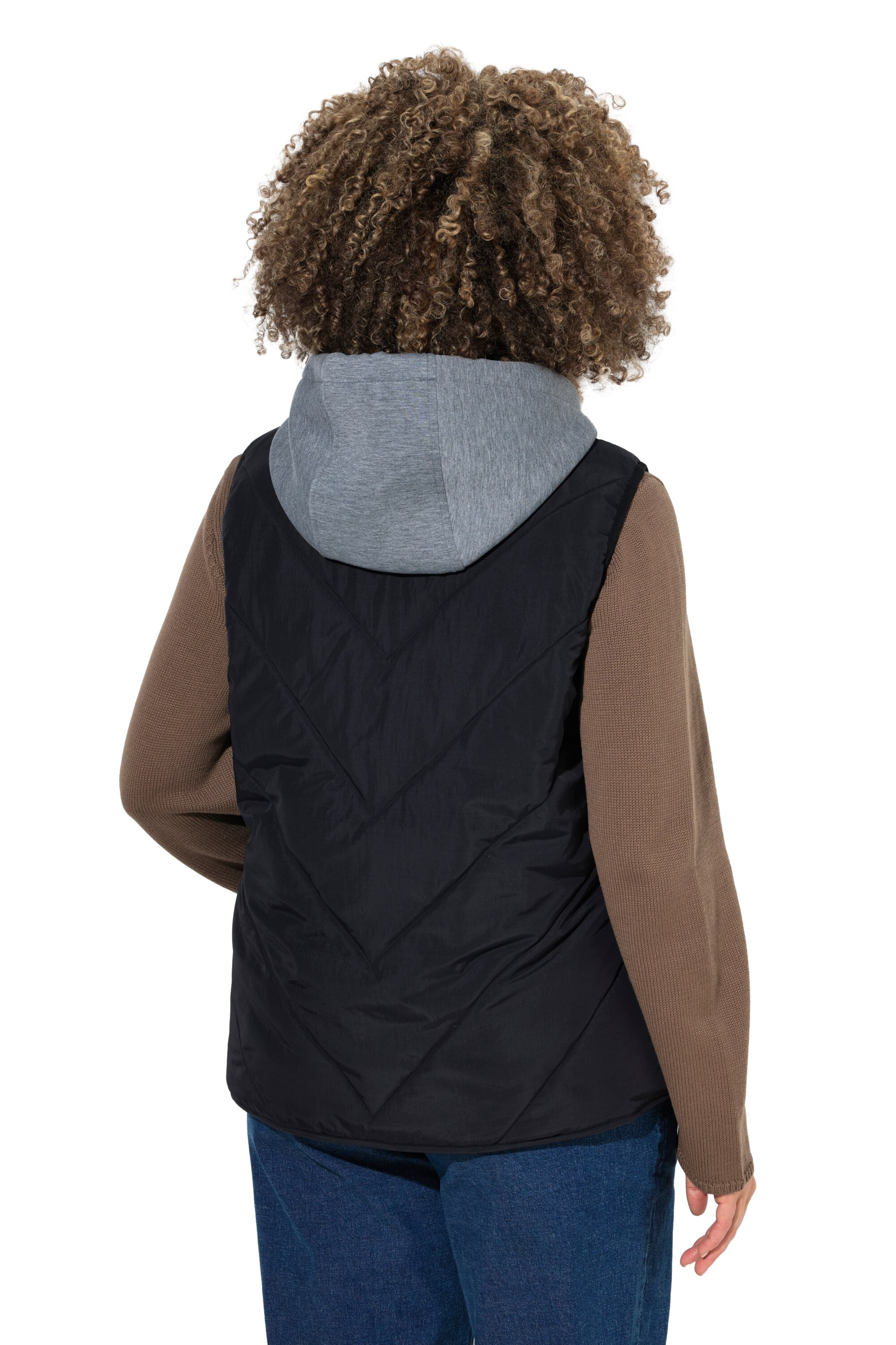 Ulla Popken Vest in Black