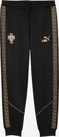 PUMATapered Sportske hlače 'FPF SE FtblKing Prematch' - crna boja: prednji dio