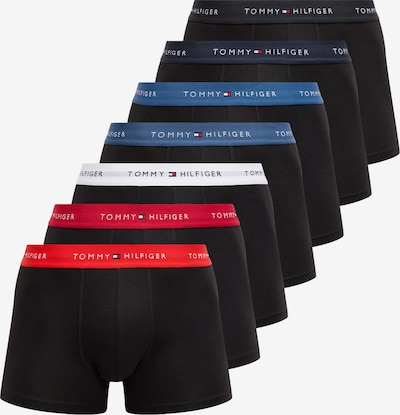 Tommy Hilfiger Underwear Bokserice u golublje plava / tamno plava / crvena / tamno crvena / crna / bijela, Pregled proizvoda