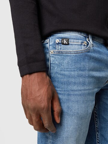 Calvin Klein Jeans Slimfit Jeansy w kolorze niebieski