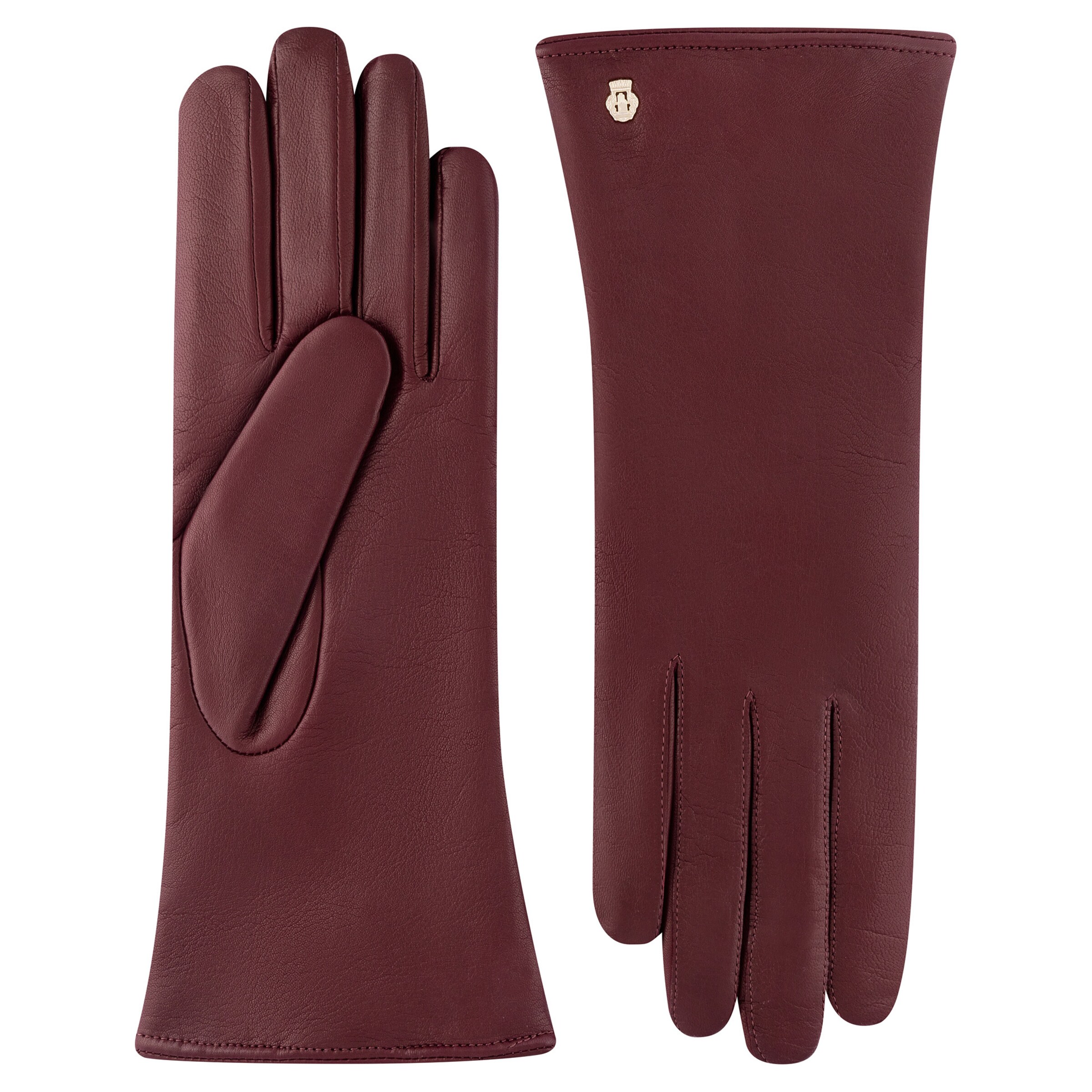 Mezzoguanti 'PRAG' di Roeckl in rosso: frontale