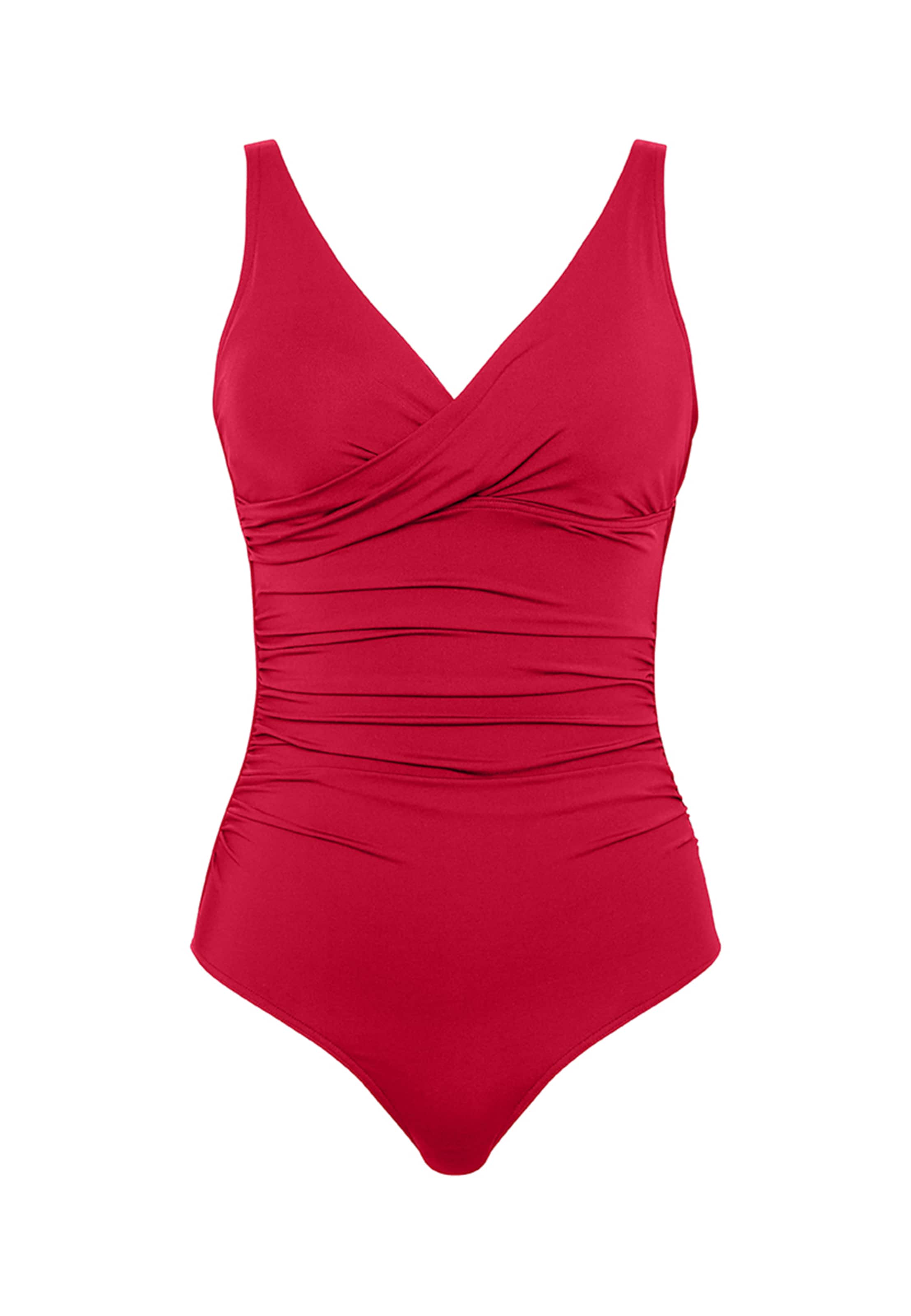 SEA LEVEL Swimsuit 'Essentials Edit' in Red: front