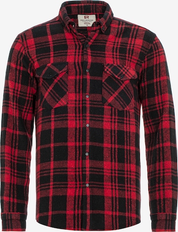 Redbridge Regular fit Button Up Shirt 'Watford' in Red: front