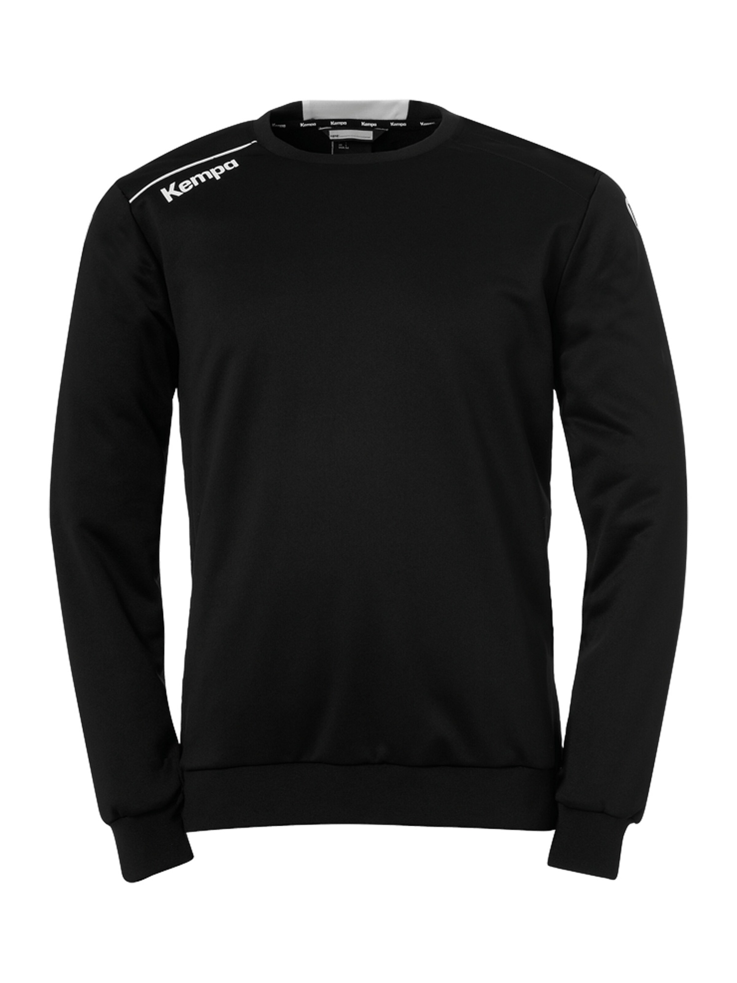 KEMPA Sportsweatshirt in Schwarz: Vorderseite
