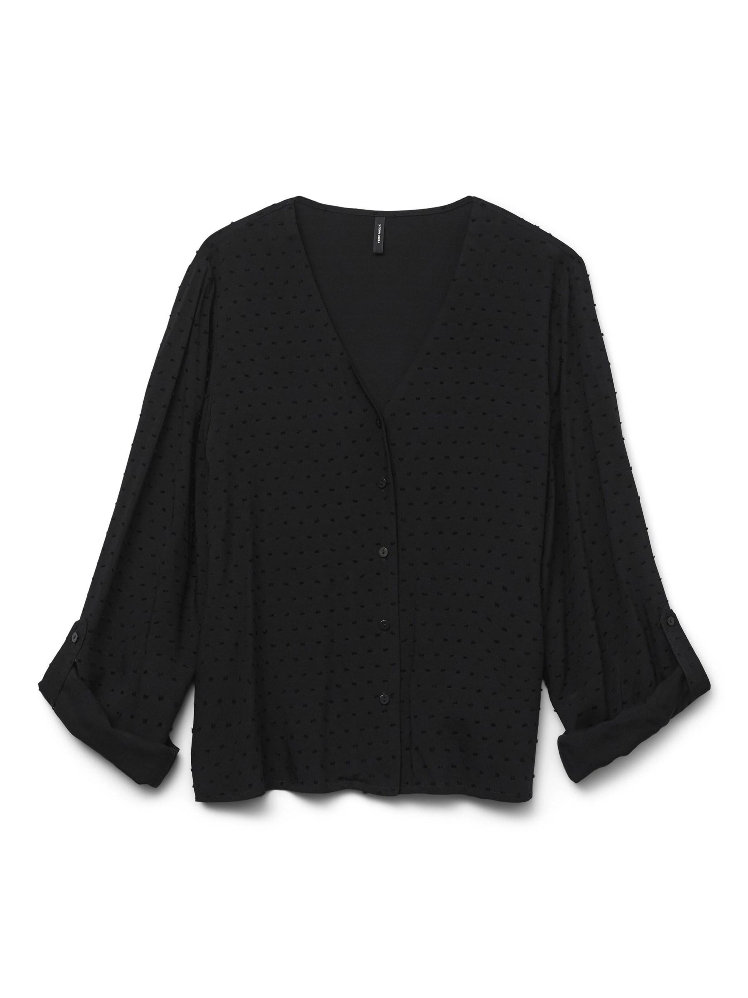 Chemisier 'RONJA' VERO MODA en noir : devant