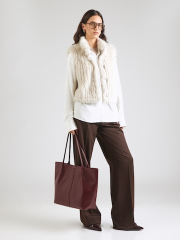 Gilet 'Dava' RINO & PELLE en blanc
