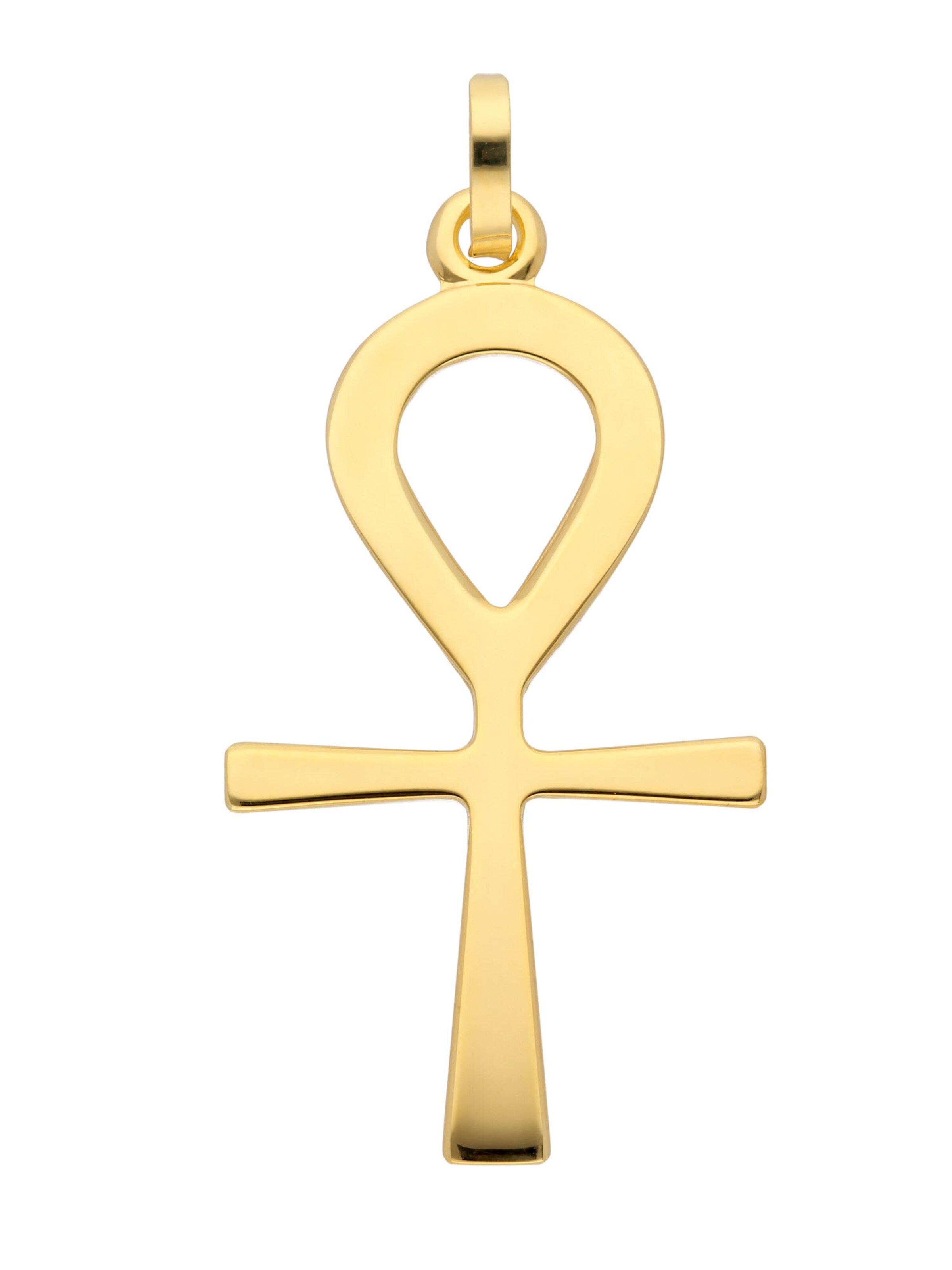 Adelia´s Pendant 'Lebenszeichen' in Gold: front