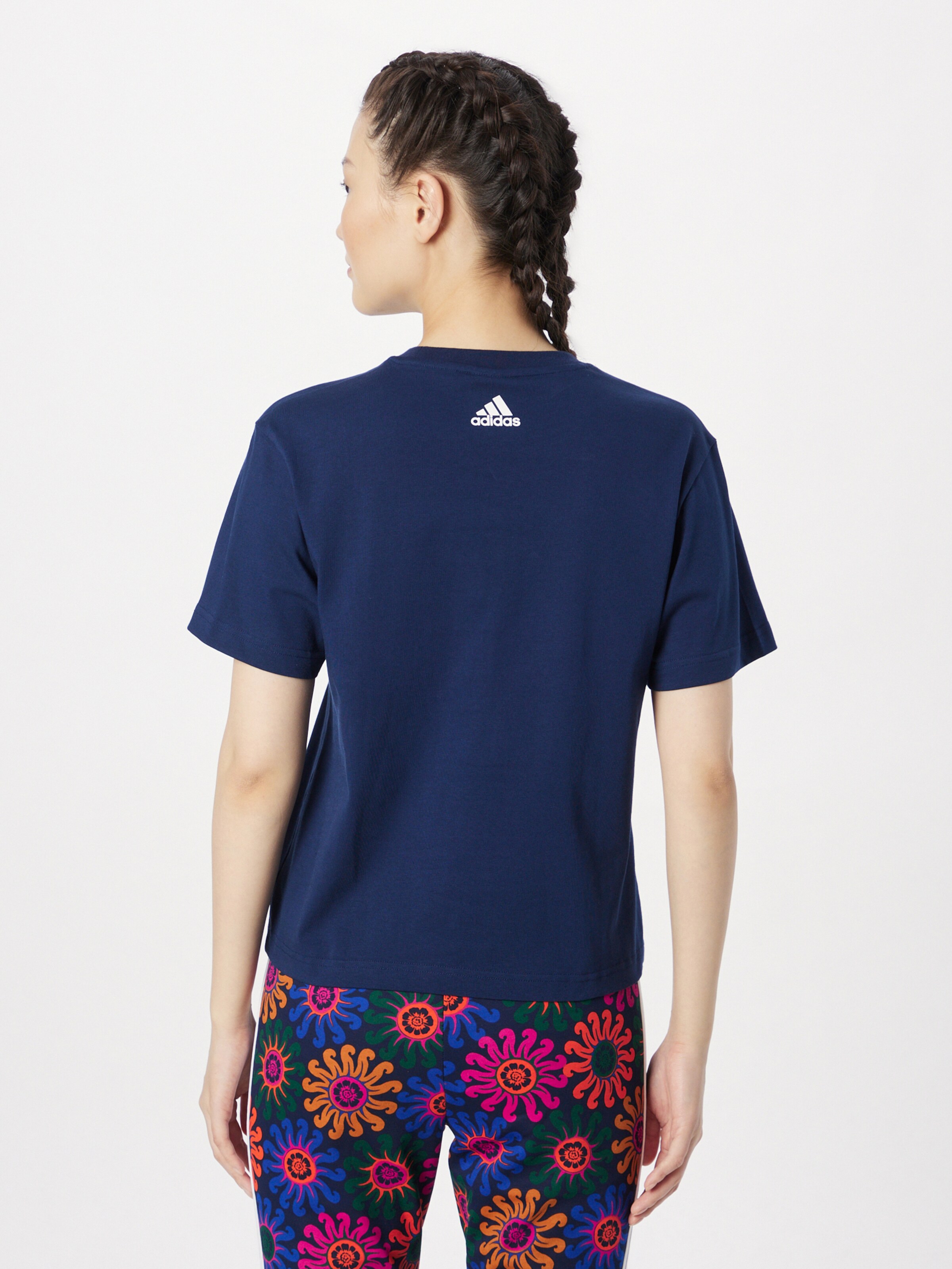 Navy adidas cheap t shirt women's