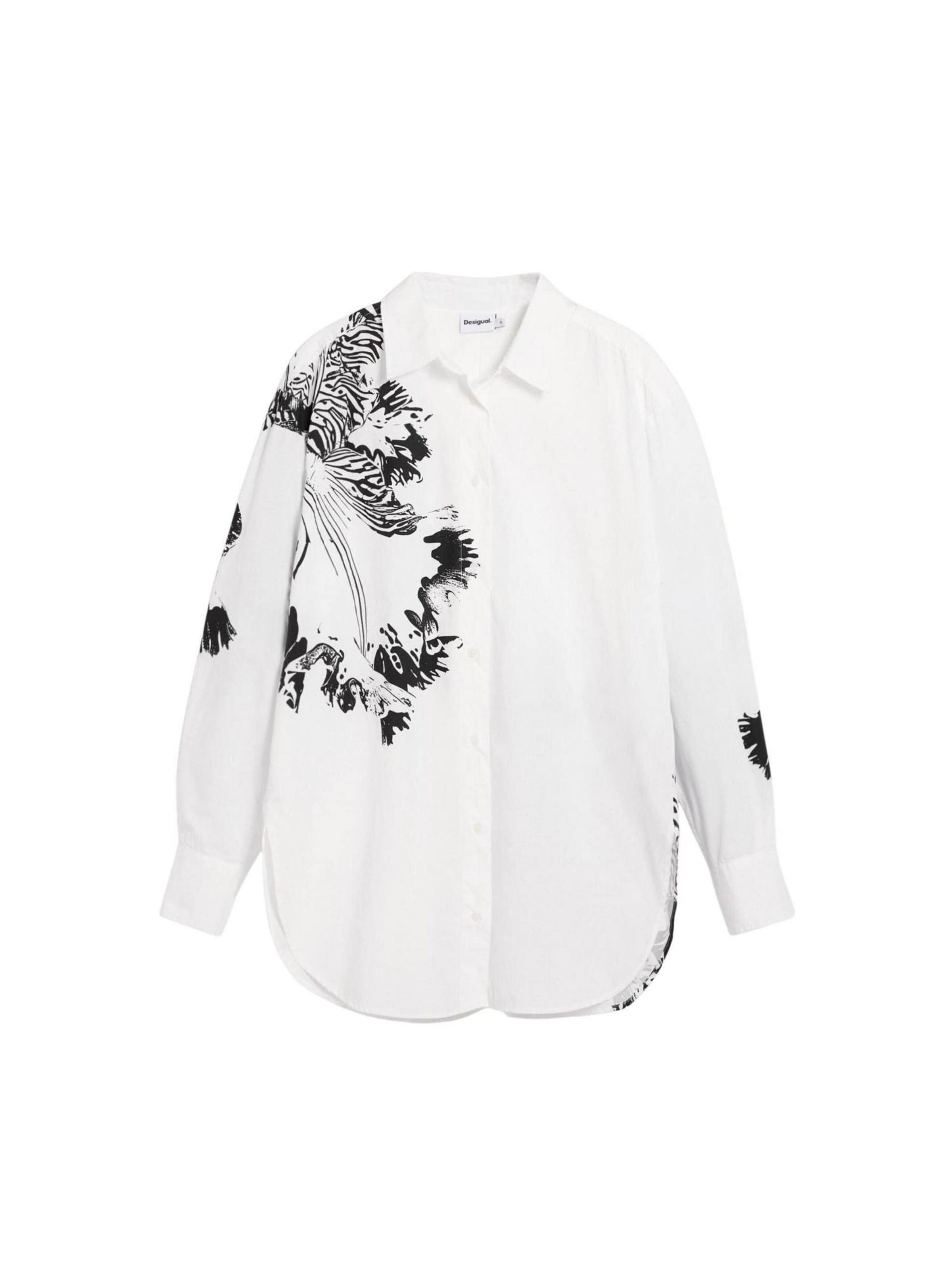 Desigual Shirt 'CAM_ORCHID_LACROIX 26SWCW29' in White: front