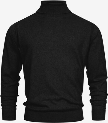 INDICODE Sweater in Black: front