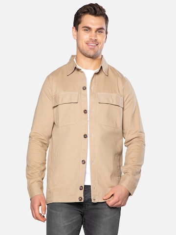 Veste mi-saison 'Ozone' Threadbare en gris : devant