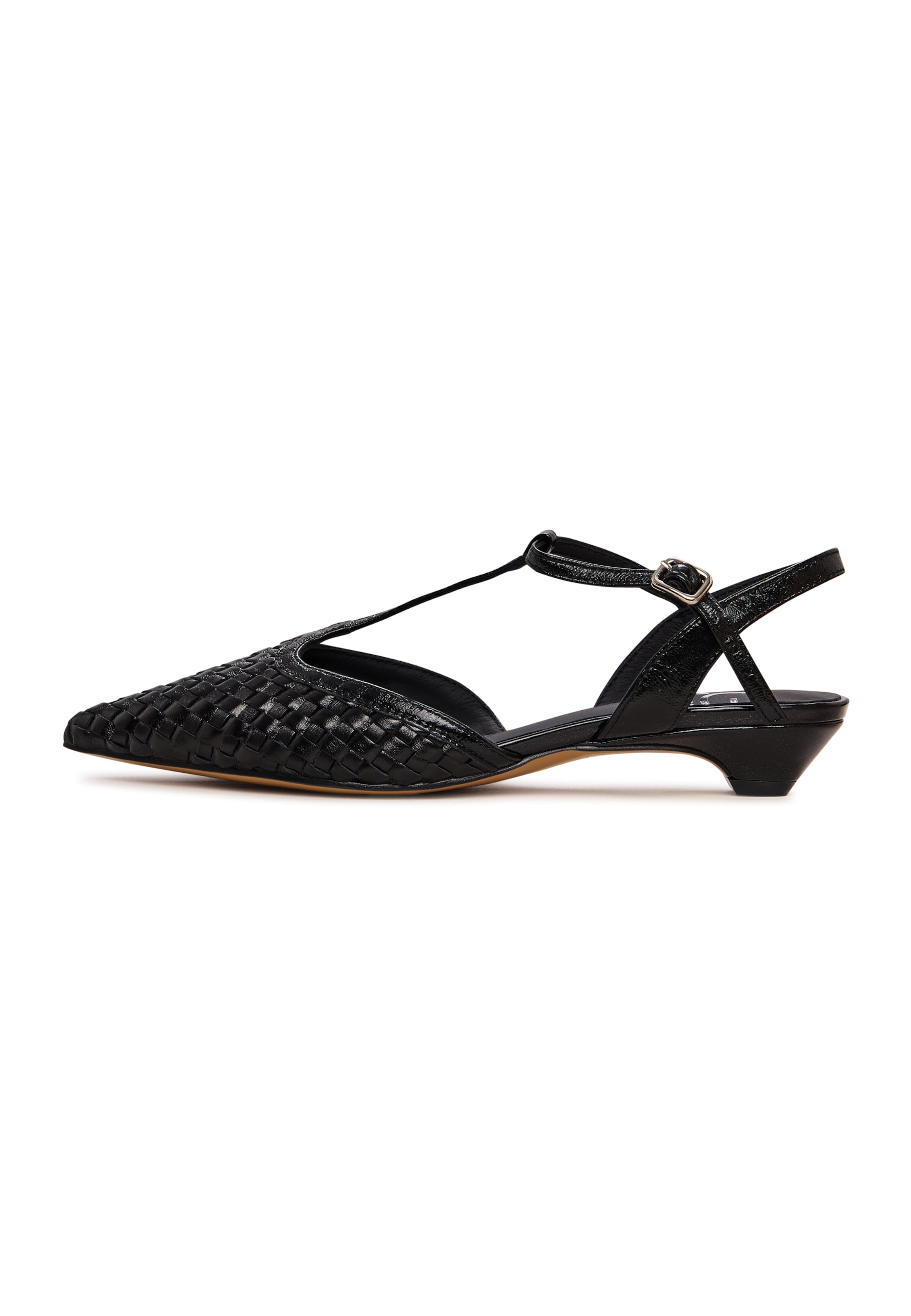 CESARE GASPARI Slingback pumps in Black: front