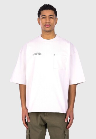 T-Shirt Dropsize en gris : devant
