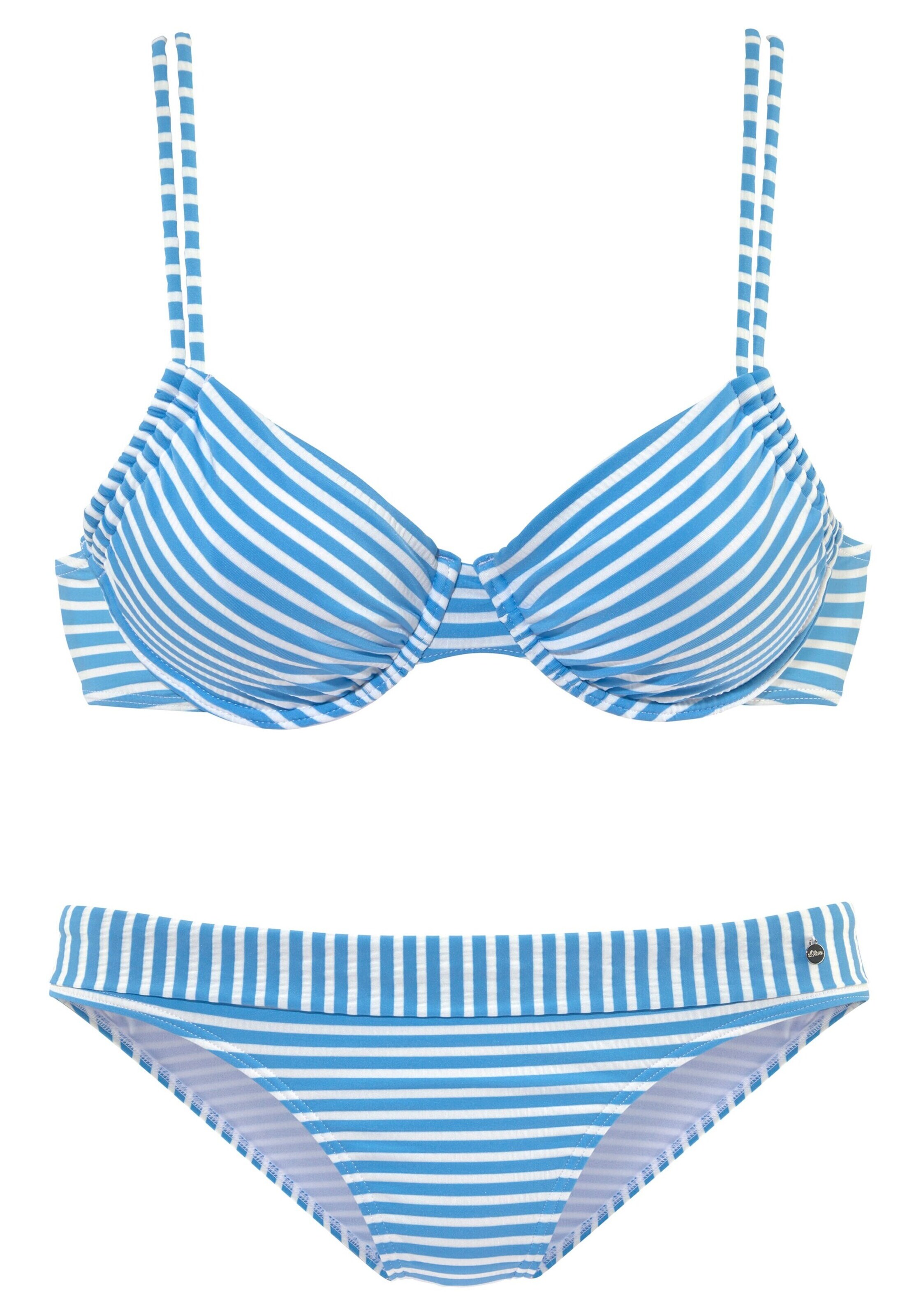 s.Oliver Bikini in Blauw: voorkant