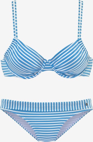 s.Oliver Bikini in Blauw: voorkant