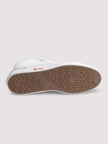 Ombre Sneakers hoog in Wit