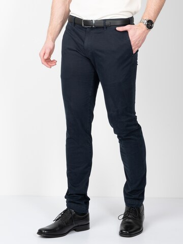 Coupe slim Pantalon chino Sunwill en bleu