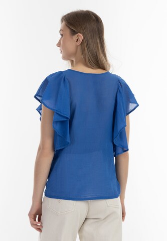 DreiMaster Vintage Bluse in Blau