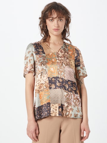 CULTURE - Blusa 'Viva' em verde: frente