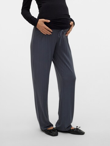 MAMALICIOUS Regular Trousers in Grey: front
