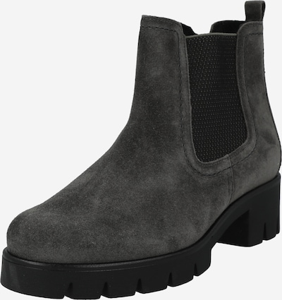 GABOR Bottines en gris basalte / noir, Vue avec produit