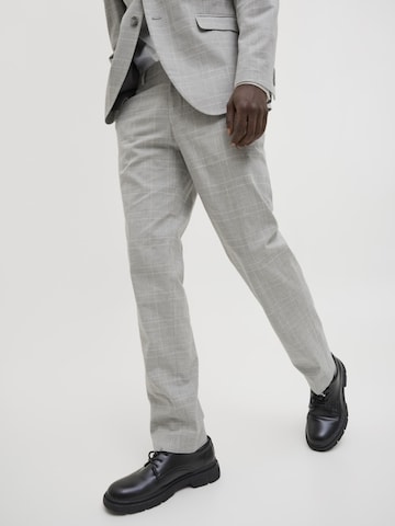 JACK & JONES Slim fit Trousers with creases in Grey
