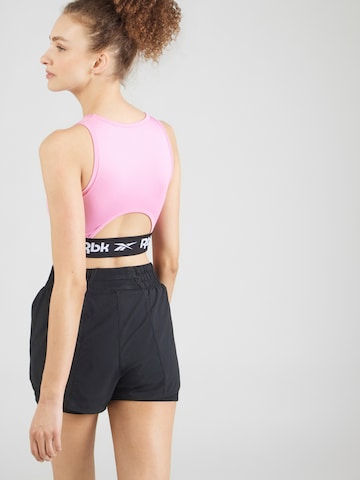 Reebok Bustier Sport-BH in Pink