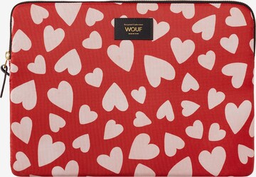 Wouf Laptoptas in Rood: voorkant