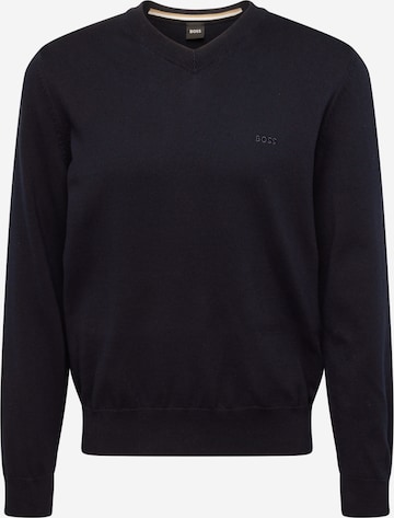 BOSS Black Sweater 'Pacello' in Blue: front