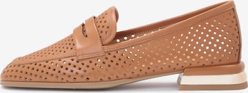 Kazar Classic Flats in Brown: front