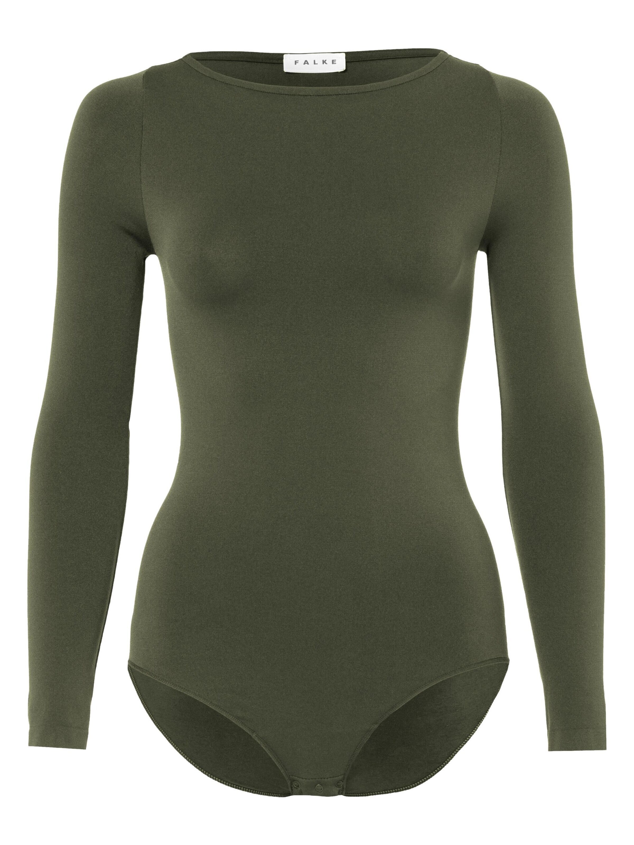 FALKE Body 'Fine Cotton'‌‌‌‌‌‌‌‌‌ in Grün: Vorderseite