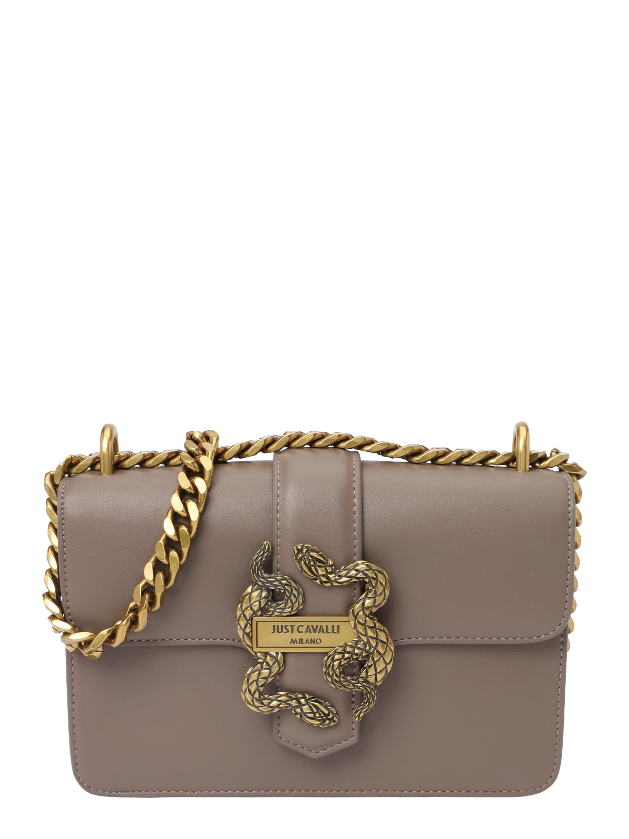 Just Cavalli Чанта с презрамки в таупе сиво, Преглед на продукта