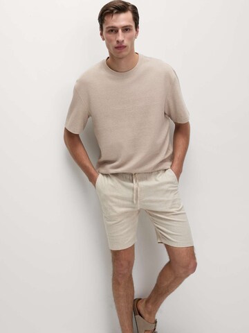 Marks & Spencer Shirt in Beige: voorkant