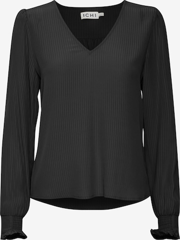 ICHI Blouse 'CALOVA' in Black: front