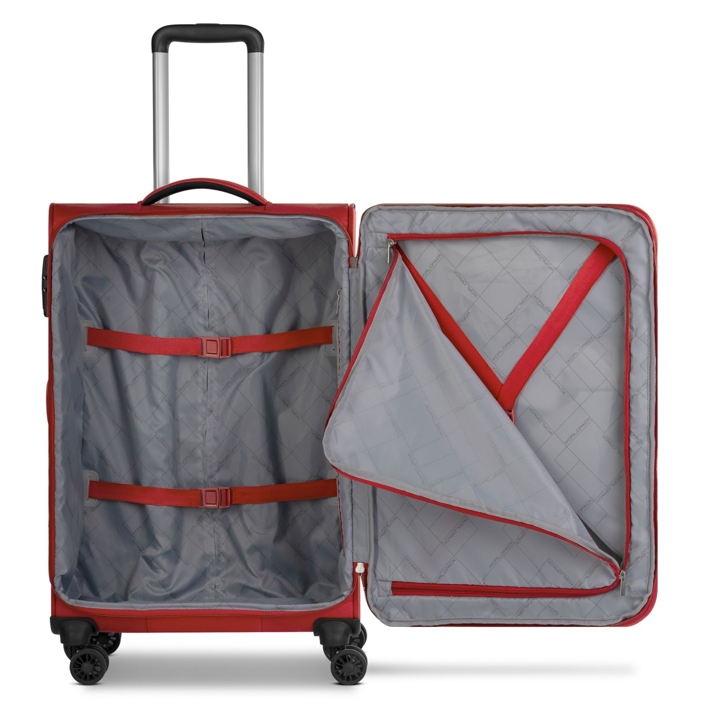 Ensemble de bagages 'Chicago ' Worldpack en rouge