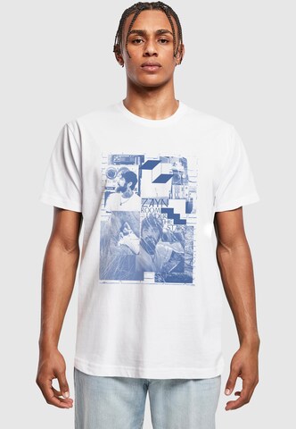 Merchcode Shirt 'Zayn' in Wit: voorkant