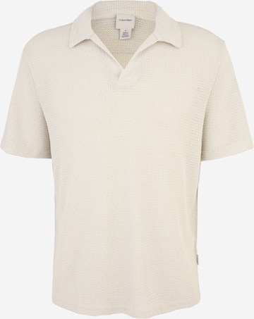 Pull-over Calvin Klein Swimwear en blanc : devant