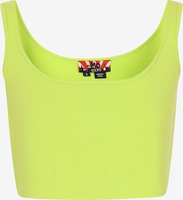 MYMO Плетен топ в зелено: отпред