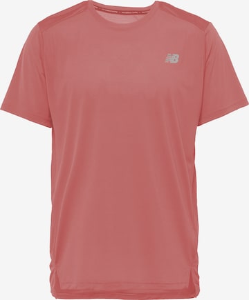 new balance - Camiseta funcional 'Accelerate' en rojo: frente