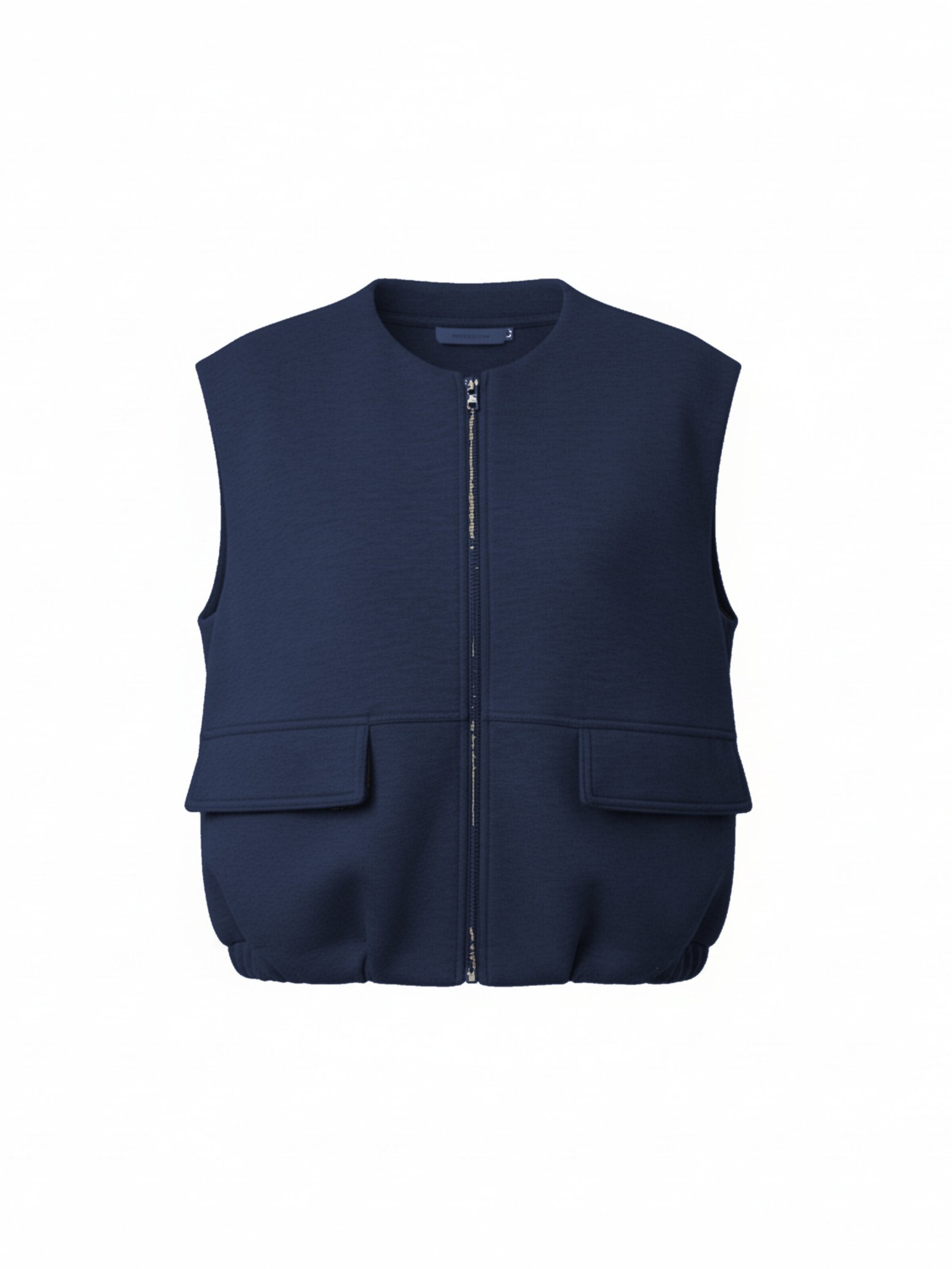 WEARABLE STORIES Between-Season Jacket 'Jade' in Blue: front