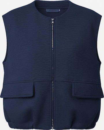 WEARABLE STORIES Between-Season Jacket 'Jade' in Blue: front