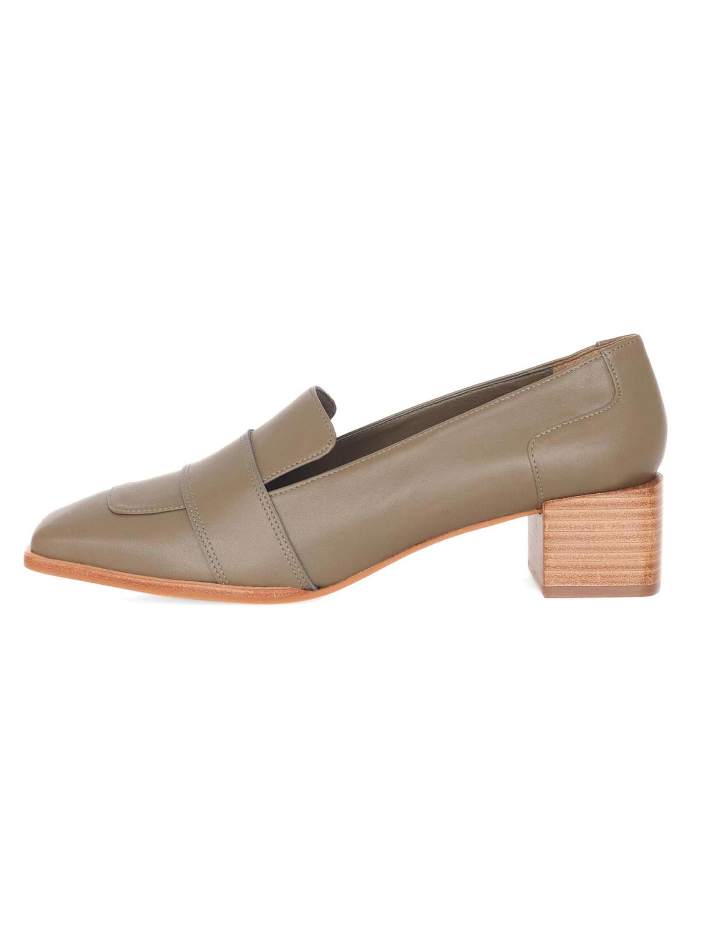 Mangara Atelier Pumps in Groen: voorkant