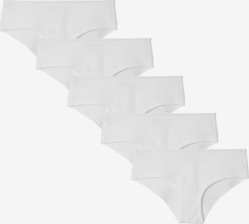 Culotte 'ULTRA SOFT Hipster Maxislip Women 5er Pack' Maxte en blanc : devant