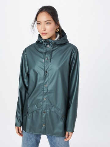 Veste fonctionnelle RAINS en vert : devant