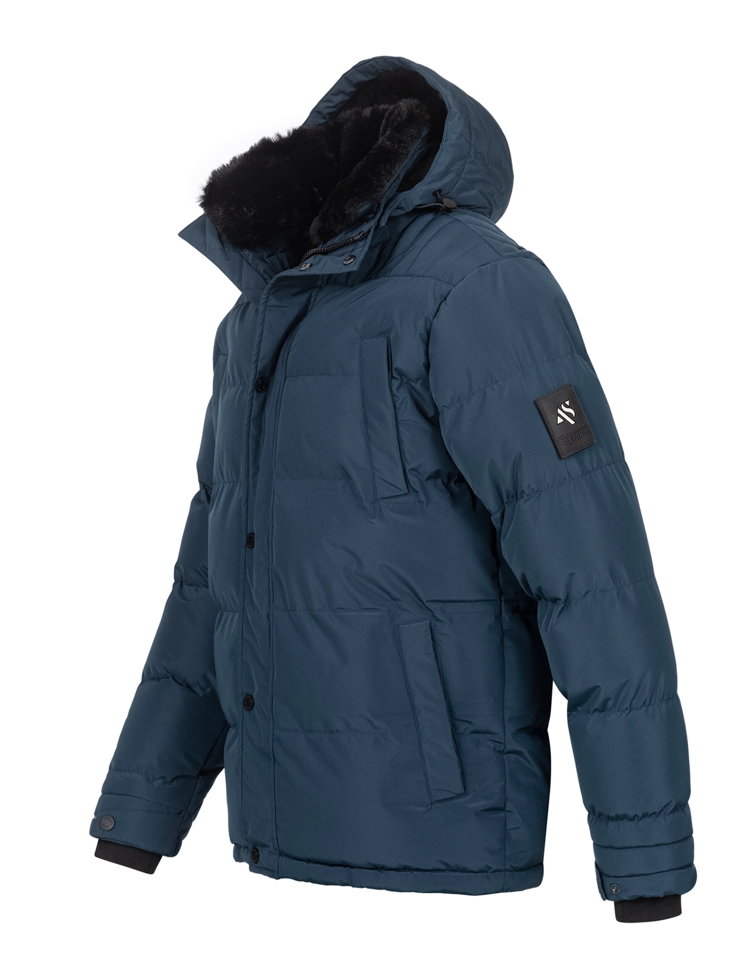 Alessandro Salvarini Winter jacket in Blue
