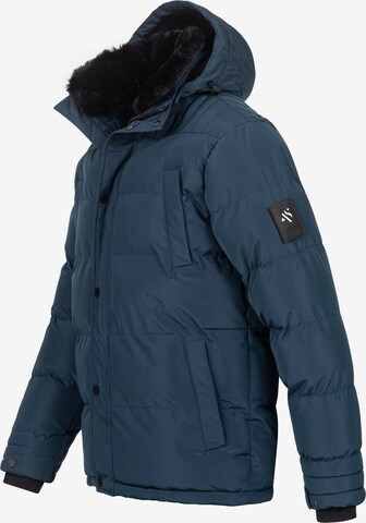 Alessandro Salvarini Winterjacke in Blau